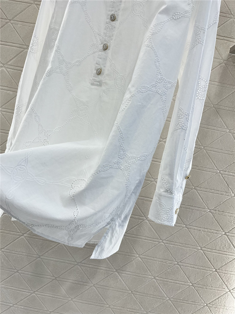 Gvc*1 water-soluble embroidered shirt and shorts set replica clothes