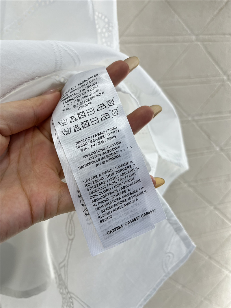 Gvc*1 water-soluble embroidered shirt and shorts set replica clothes