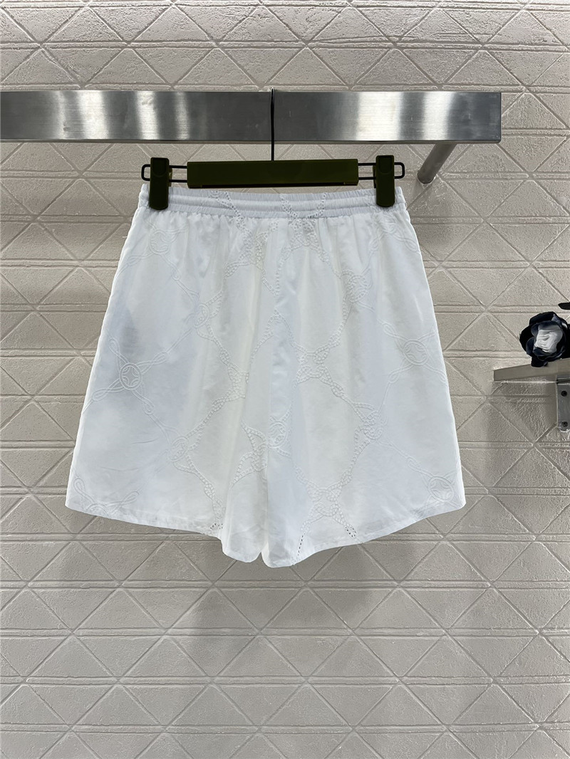 Gvc*1 water-soluble embroidered shirt and shorts set replica clothes