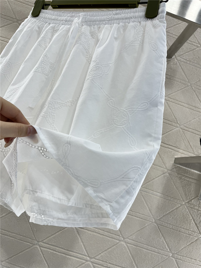 Gvc*1 water-soluble embroidered shirt and shorts set replica clothes