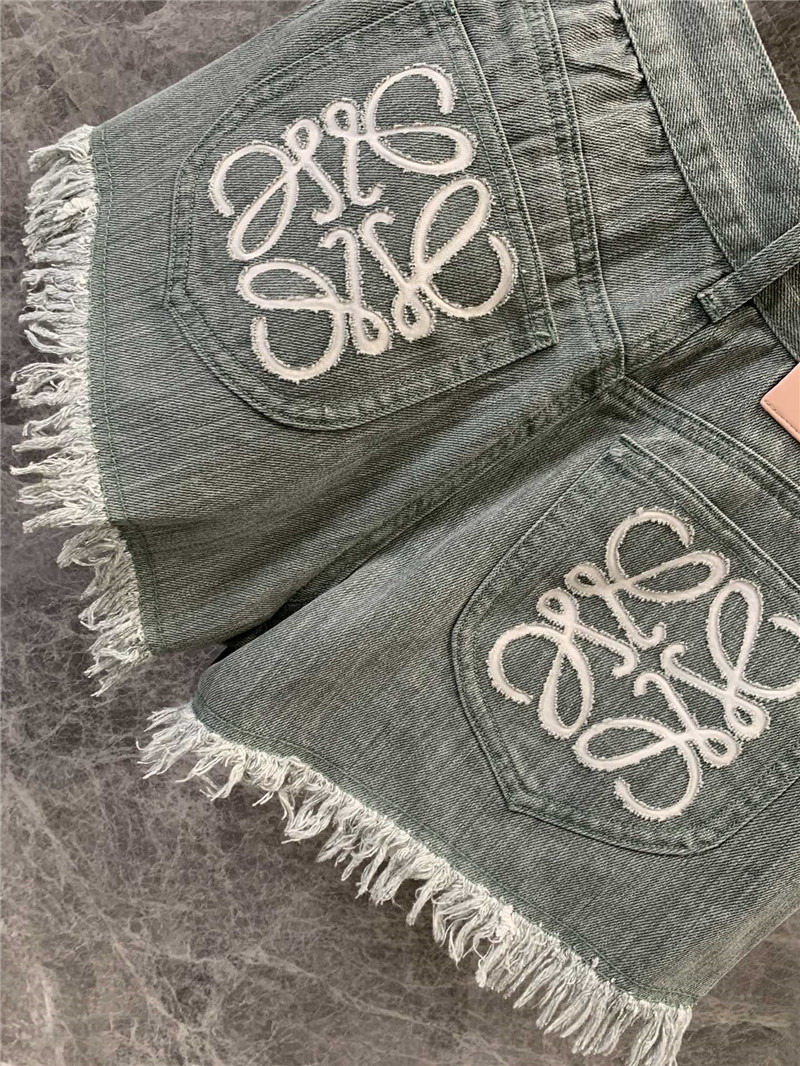 L0ew* paula’s ibiza denim shorts