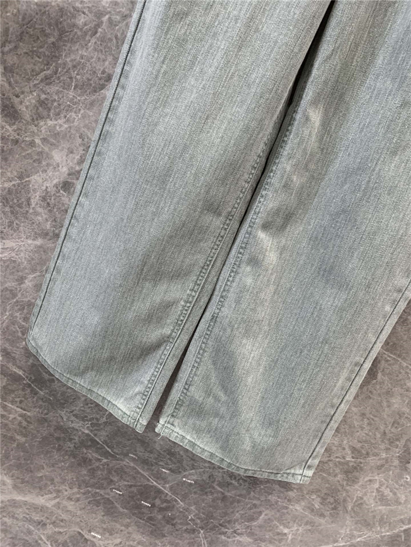 L0ew* fringe denim trousers replica clothing sites