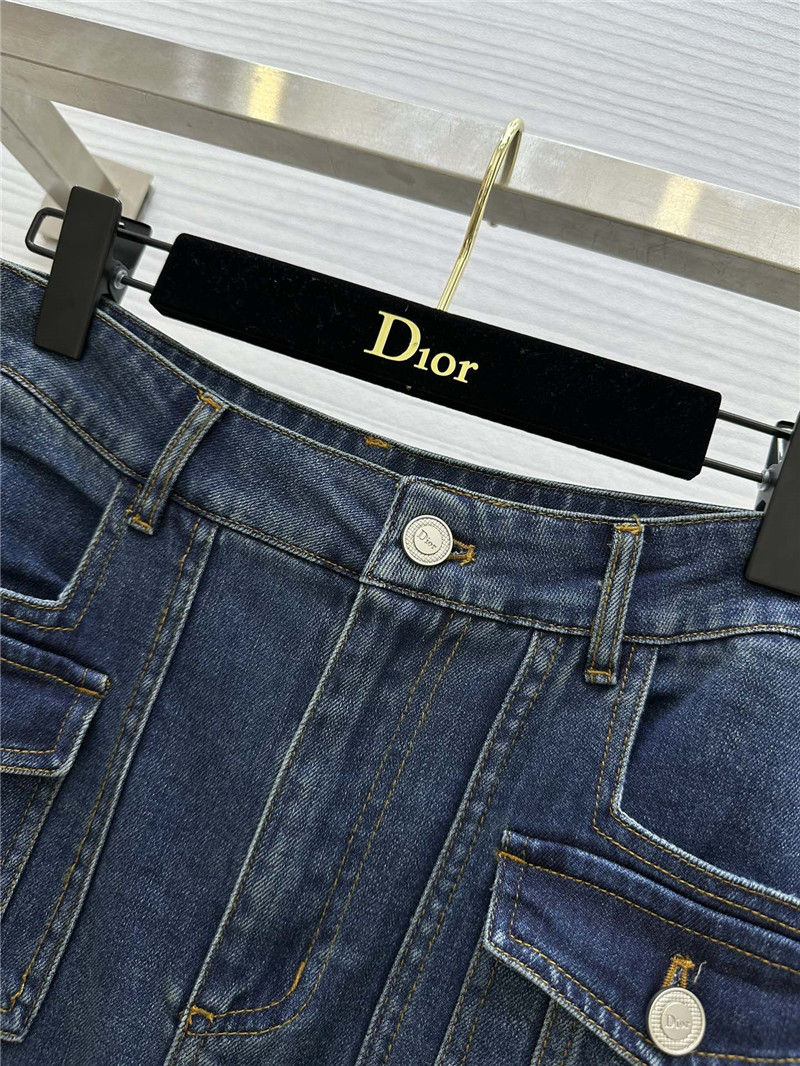 D10r embroidered denim skirt replica d&g clothing