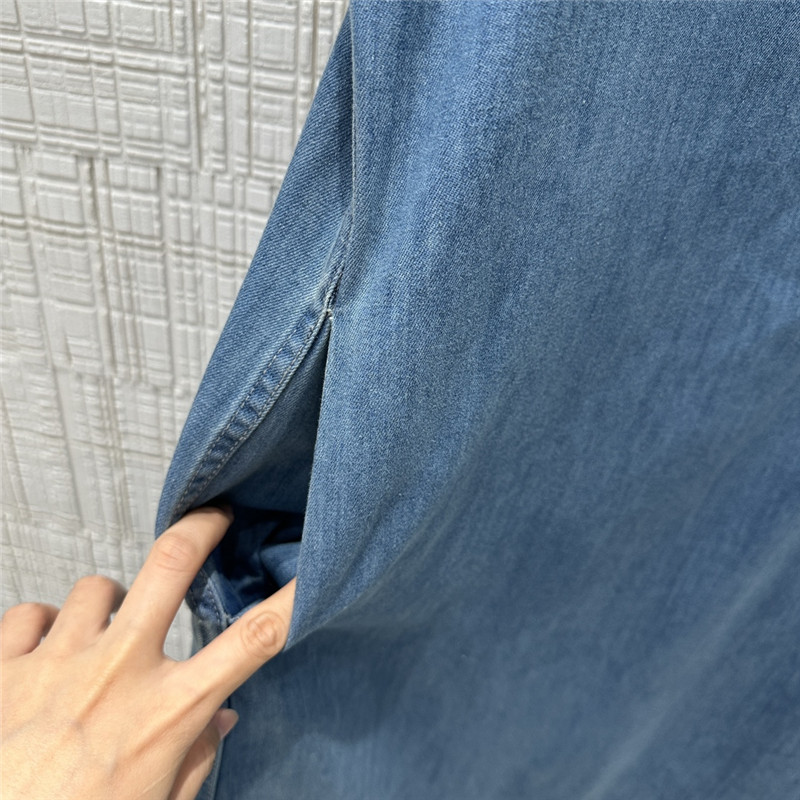 Va1e*ntin0 vintage denim maxi skirt replica clothing sites