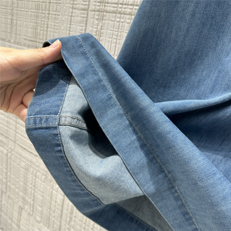 Va1e*ntin0 vintage denim maxi skirt replica clothing sites