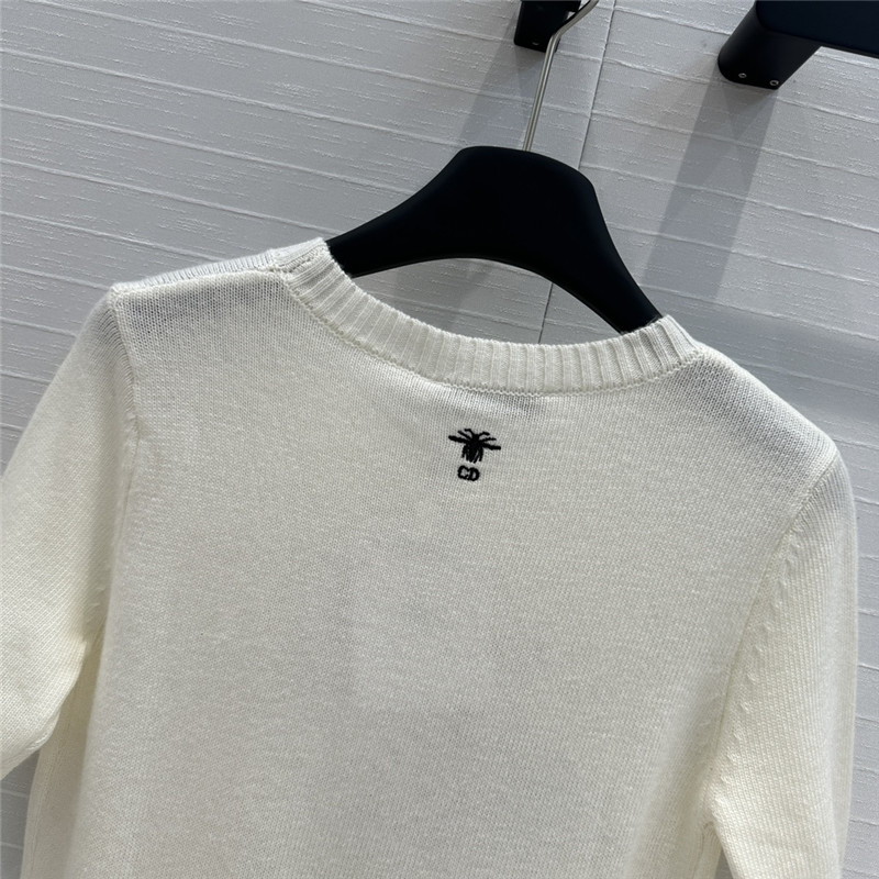 D10ramour embroidered knit t-shirt