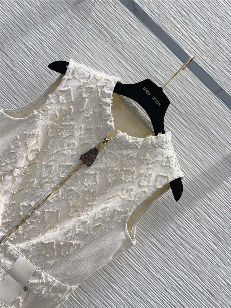 l0vis Vvtt0n lv denim sleeveless dress replica clothing sites