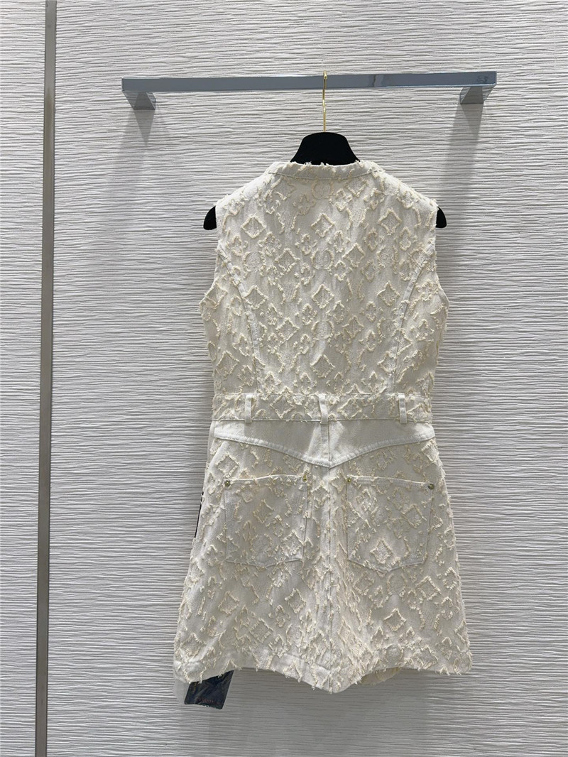 l0vis Vvtt0n lv denim sleeveless dress replica clothing sites