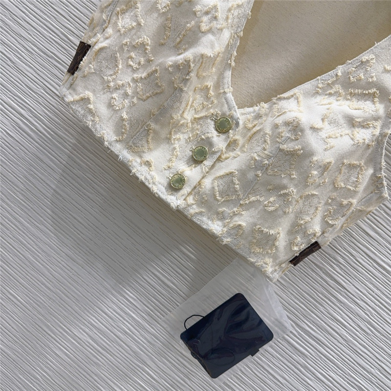 l0vis Vvtt0n lv denim short vest replica clothes