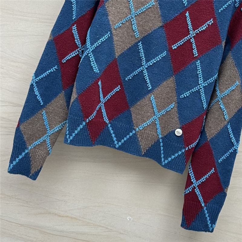 Ch**el knitted crew neck top replica designer clothes