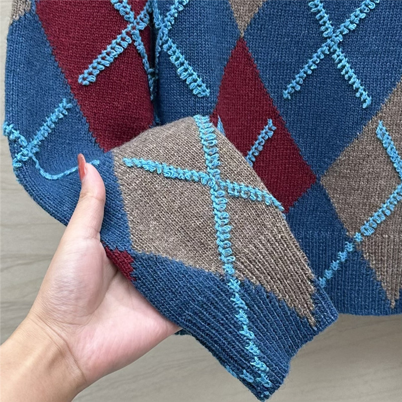 Ch**el knitted crew neck top replica designer clothes