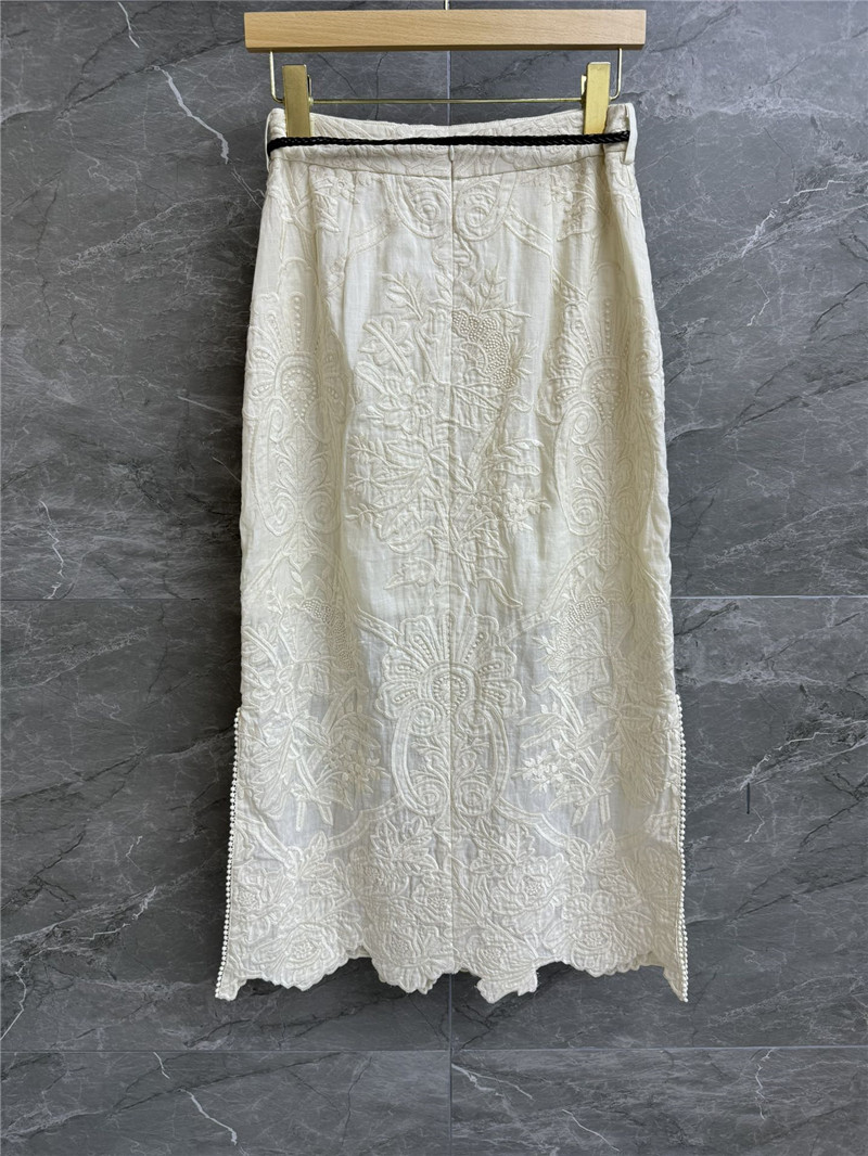 zimm linen embroidered skirt replica clothing sites