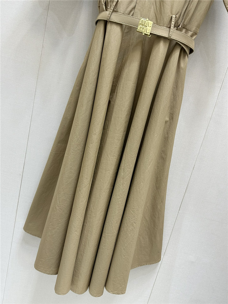 M1um1u belt embroidered dress replica clothing sites