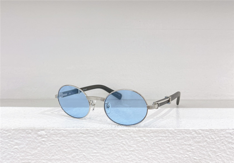 Cartie Round Wood Sunglasses