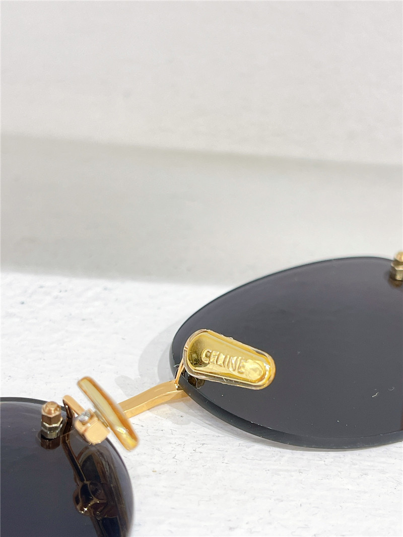 Ce1i*e frameless retro sunglasses