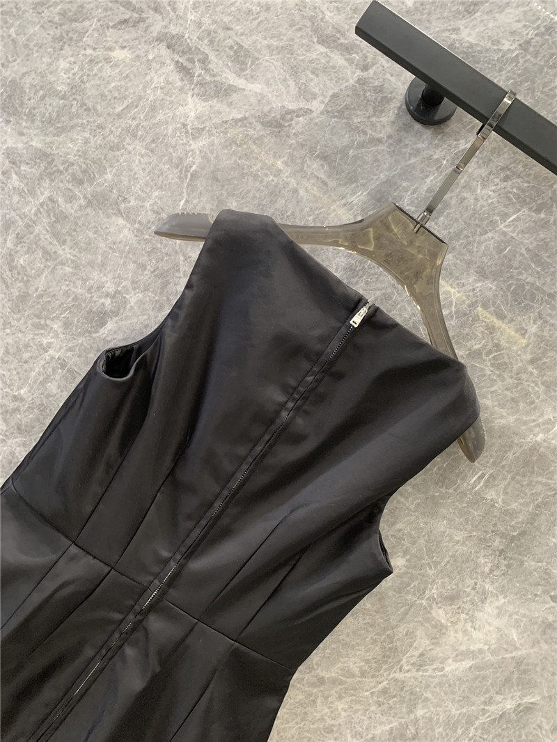 Pra*a triangle bag recycled nylon vest dress replica clothing sites