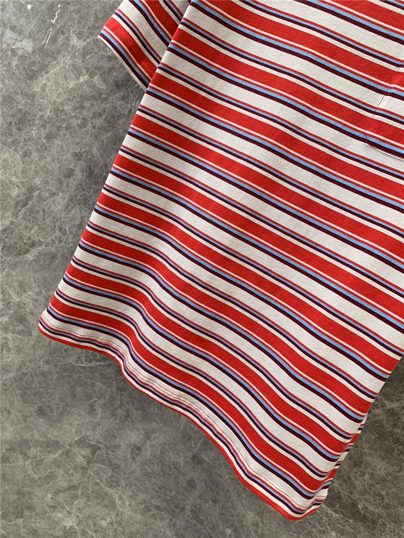 M1um1u logo pocket short sleeve crew neck t-shirt replica clothes