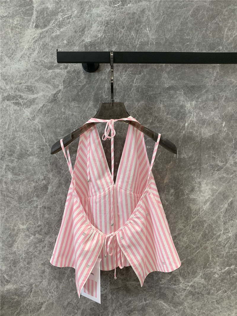 Ch**el v-neck halter top replicas clothes