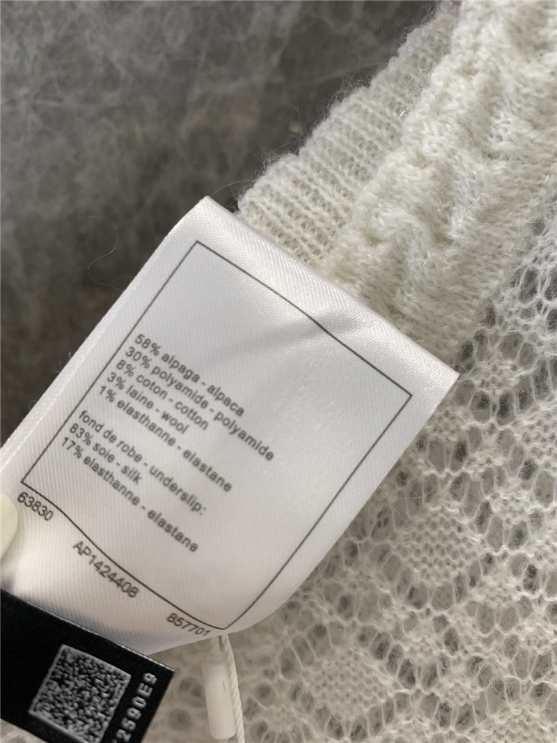 Ch**el hollow cashmere dress replica d&g clothing