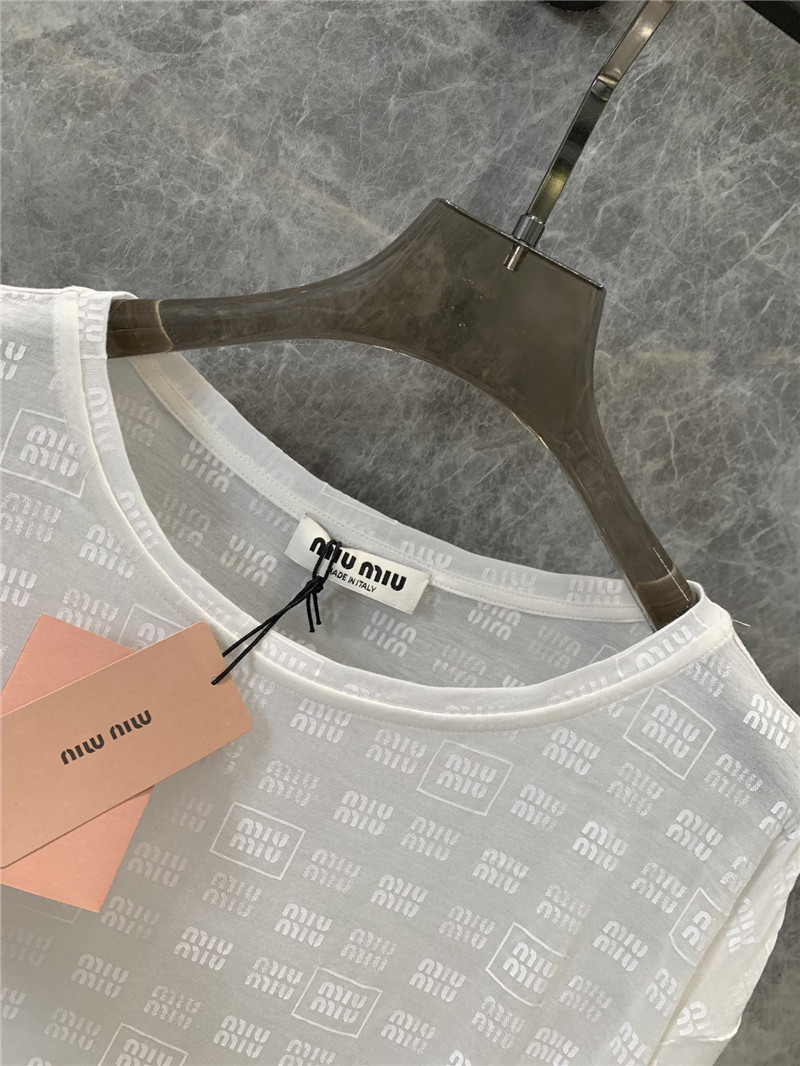 M1um1u sunscreen base long-sleeved t-shirt replicas clothes