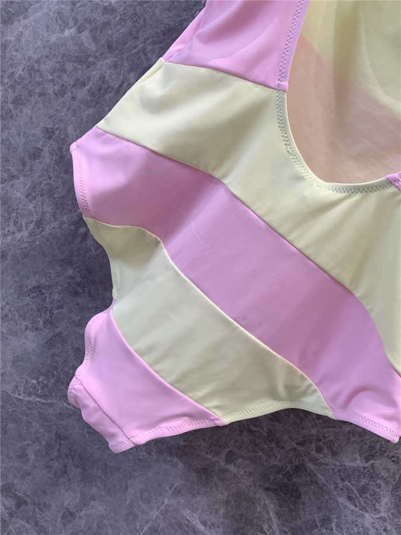 ch**el D1am0nd buckle sling one-piece swimsuit replica clothes