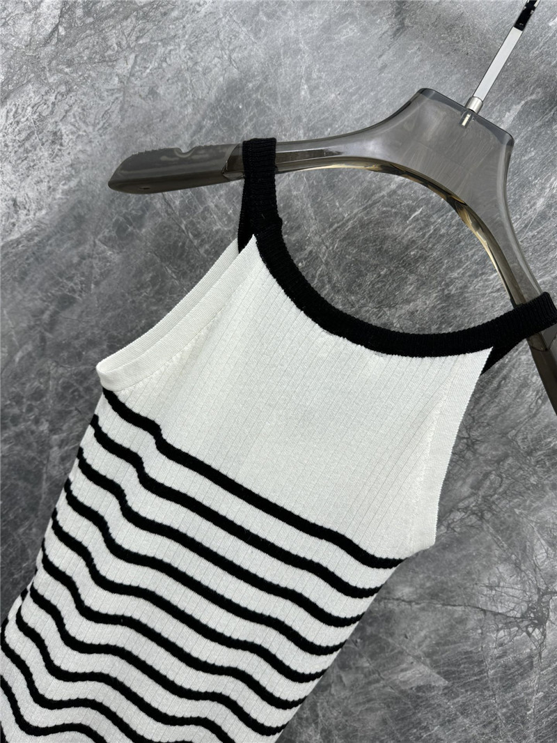Ce1i*e striped camisole knit vest replica clothes