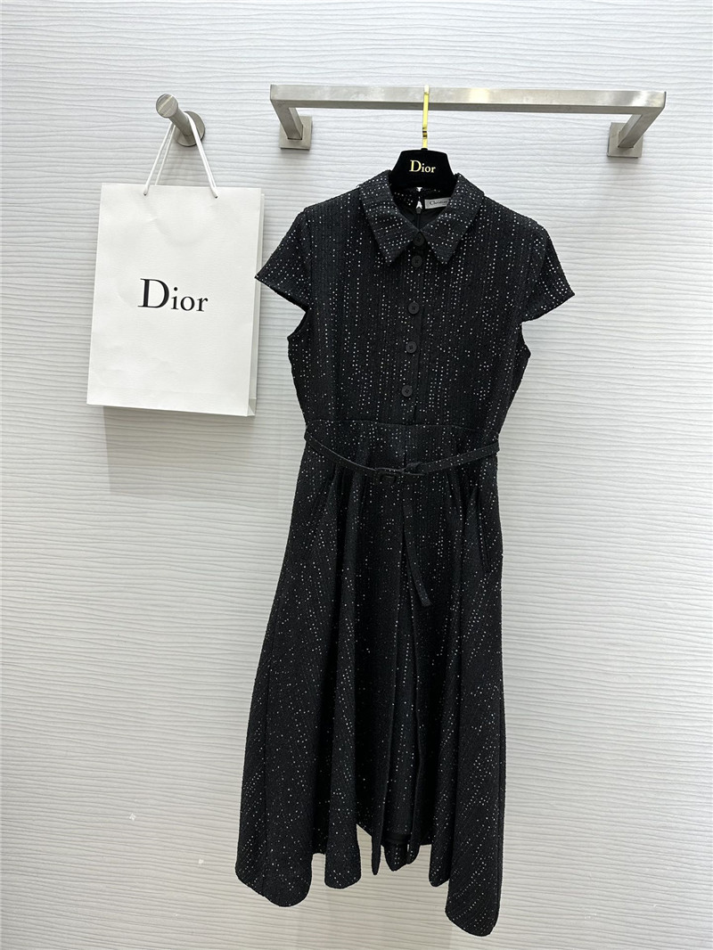 D10r hepburn style pleated dress replica designer clothes