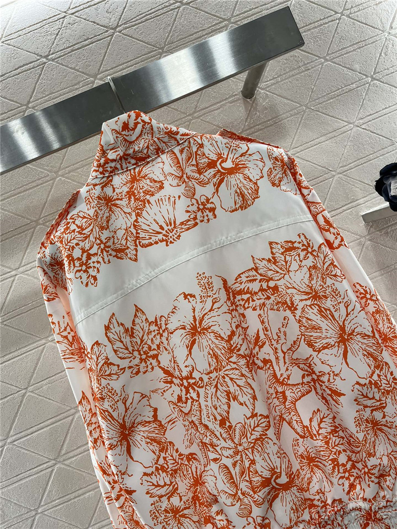 D10r floral print coat jacket replica clothes