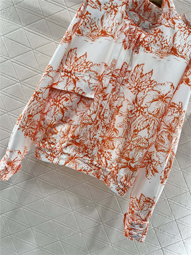 D10r floral print coat jacket replica clothes