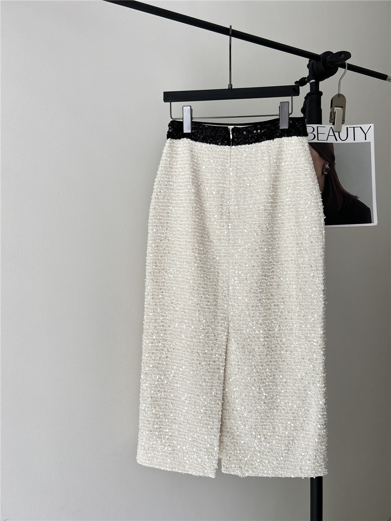 Ch**el small fragrance style sequin suit replica clothes