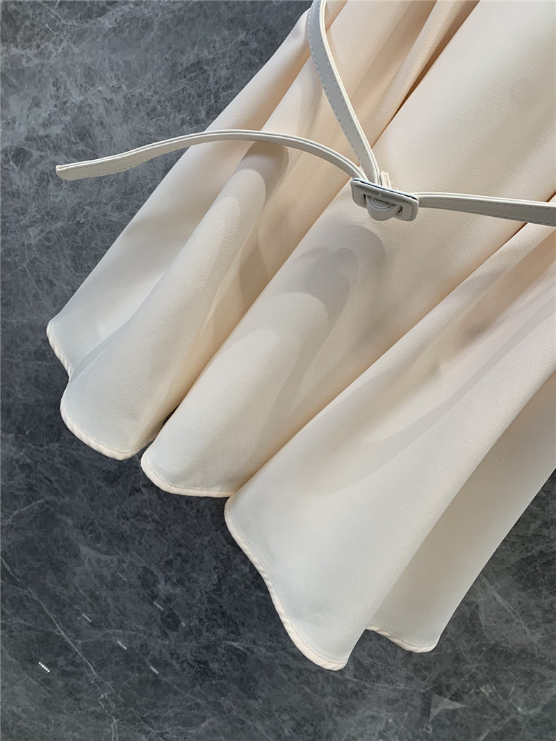 D10r pleated waist short sleeve dress replica clothes