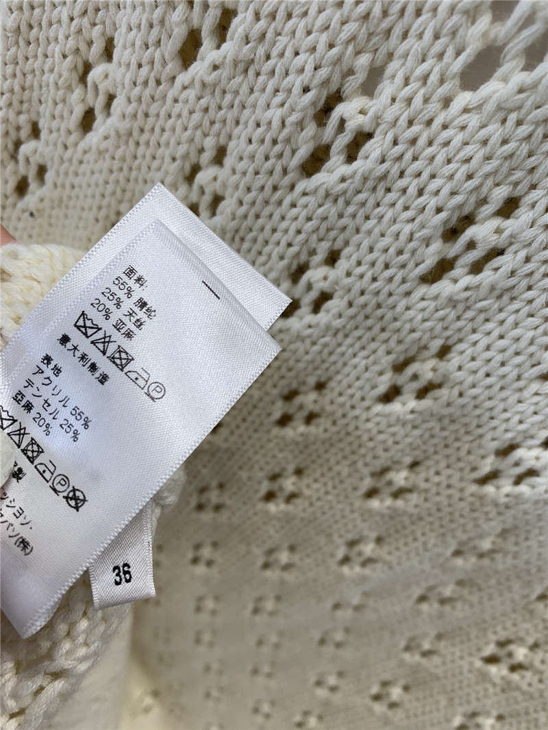 Ce1i*e doll collar hollow knit dress replica d&g clothing