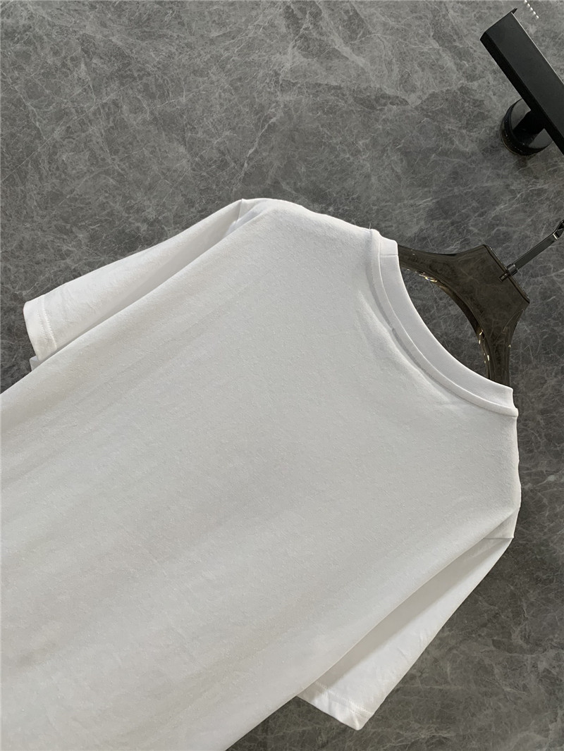 D10r plant print round neck short sleeve t-shirt replica clothing