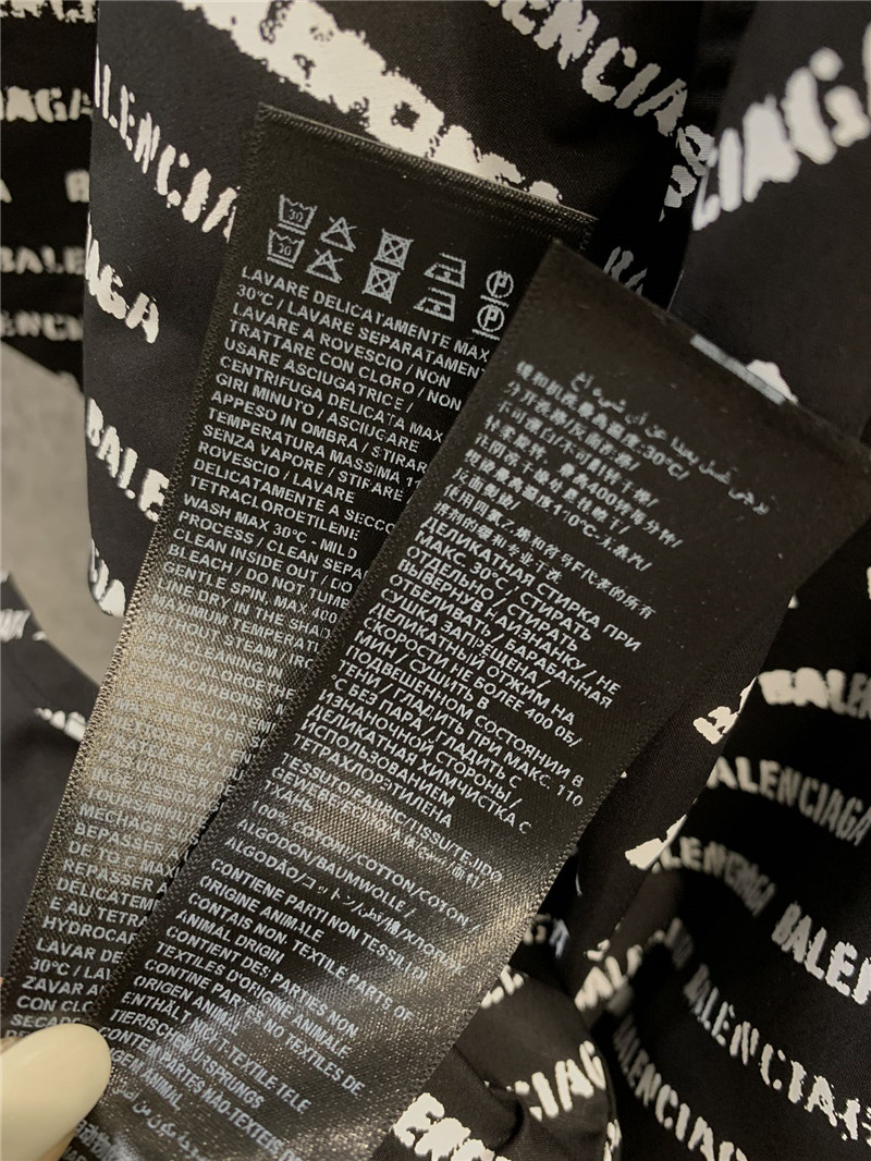 Ba1en*iaga full print short sleeve shirt replica d&g clothing