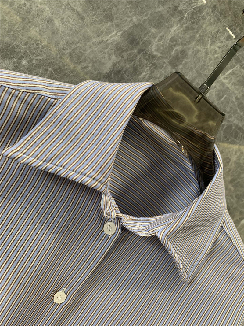 acne studios short striped long-sleeved shirt replica clothes