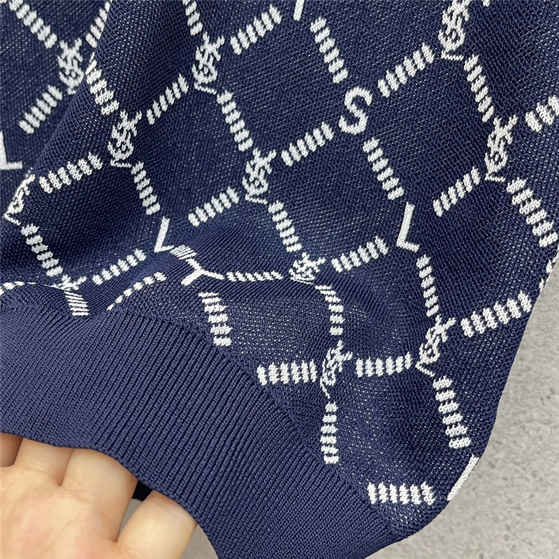 Y51 polo collar knit short sleeves replica clothing