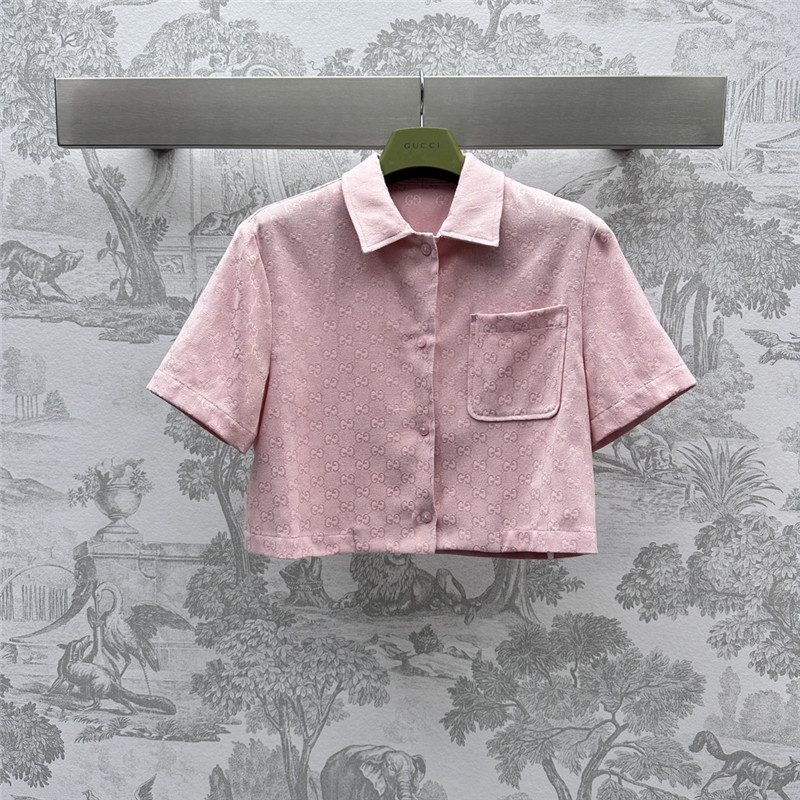 Gvc*1 jacquard shirt and skirt suit replica designer clothes