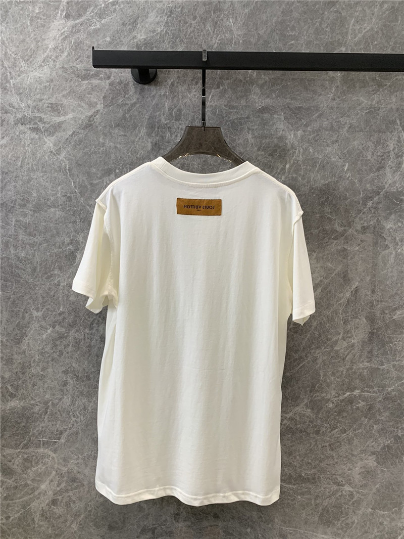 l0vis Vvtt0n lv embroidery short-sleeved t-shirt replicas clothes