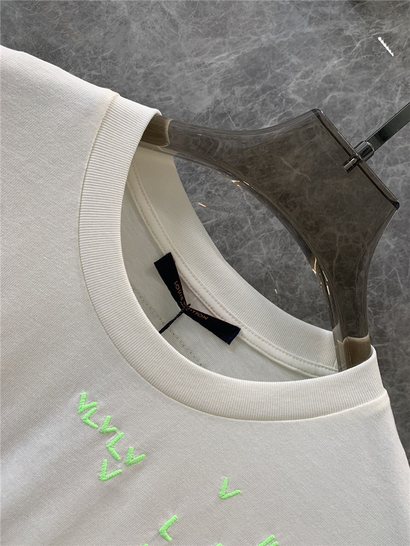 l0vis Vvtt0n lv embroidery short-sleeved t-shirt replicas clothes