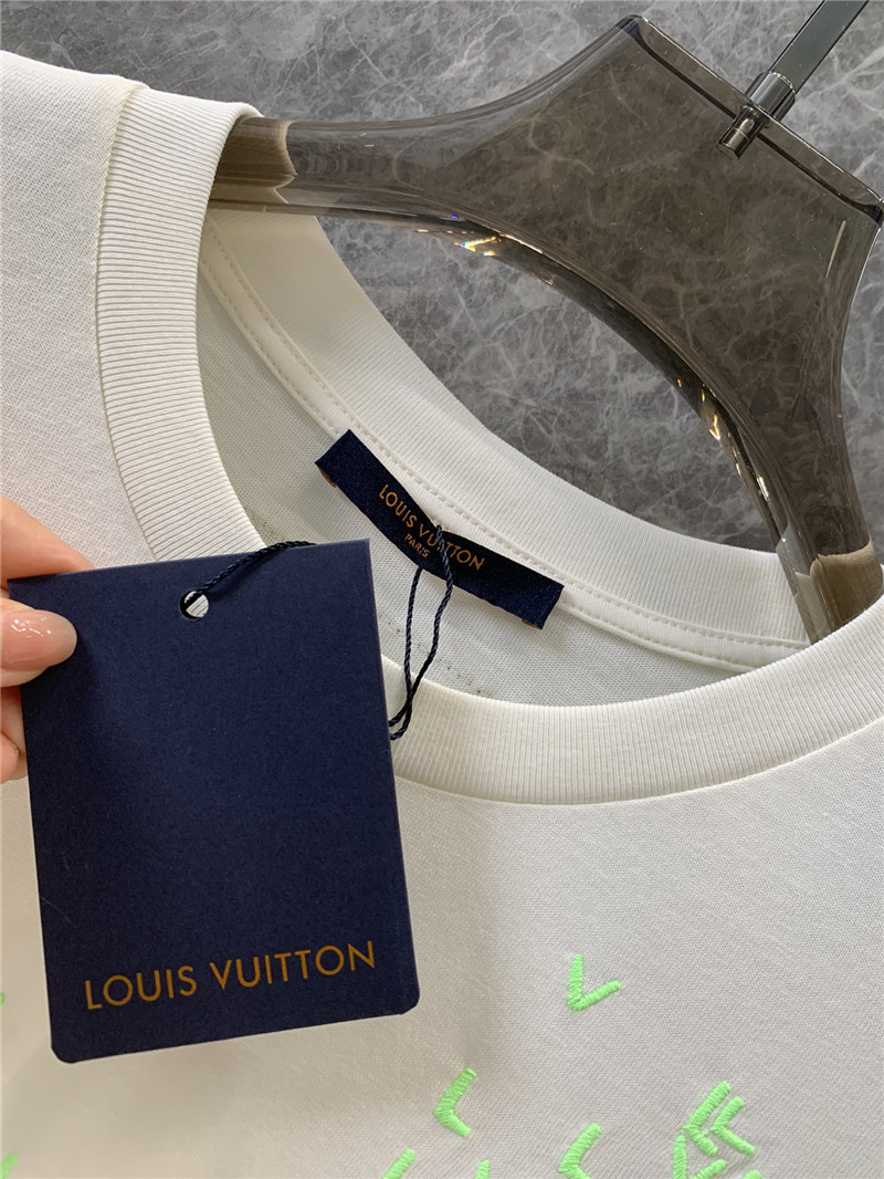 l0vis Vvtt0n lv embroidery short-sleeved t-shirt replicas clothes