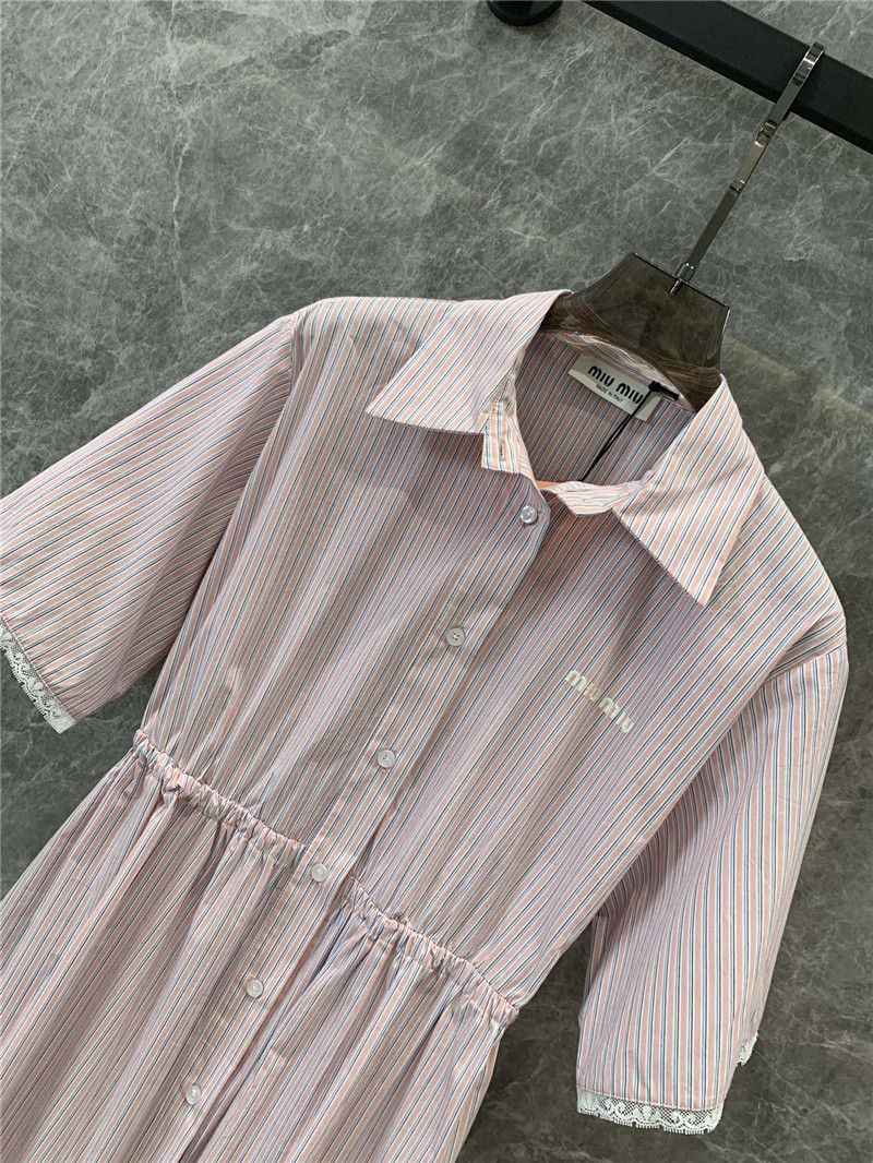 M1um1u waist shirt dress replica clothes