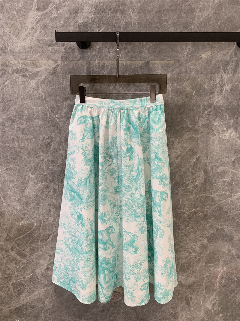 D10r jouy animal print skirt replica clothes