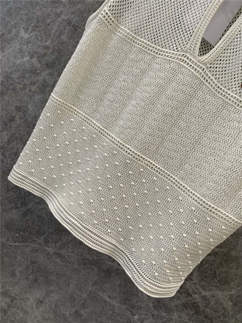 Ce1i*e arc de triomphe hollow knit vest replica clothing sites