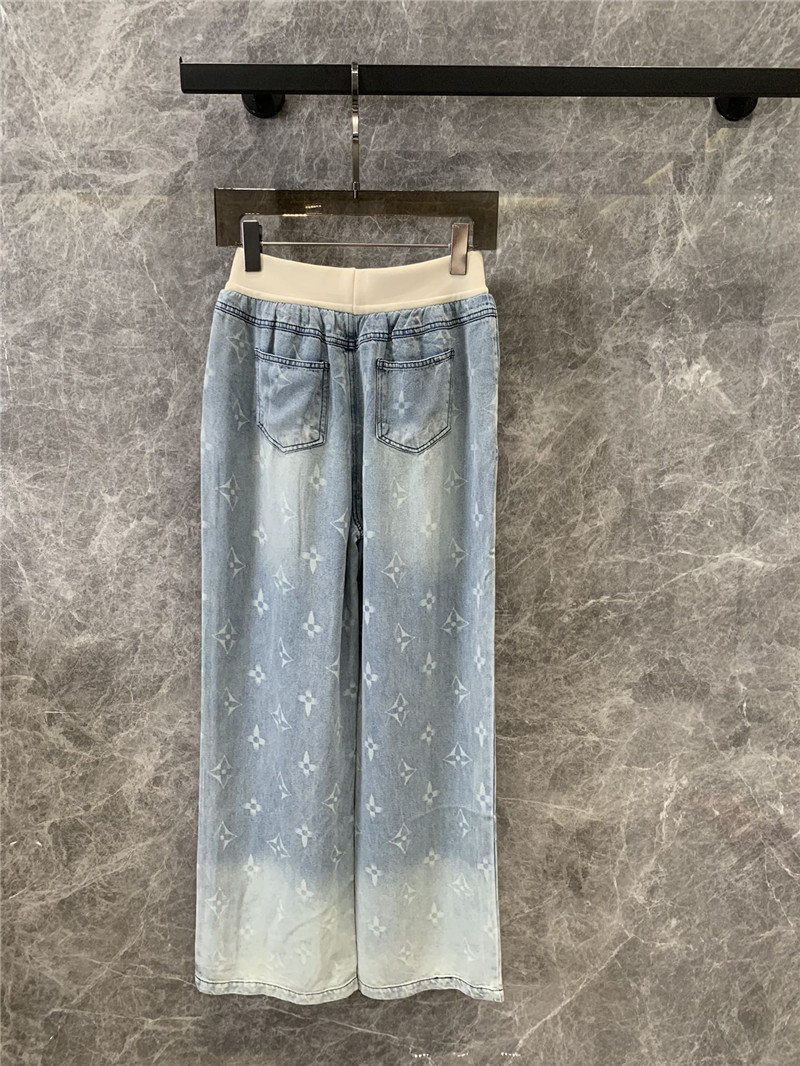 l0vis Vvtt0n lv monogram tencel jeans replica clothing sites