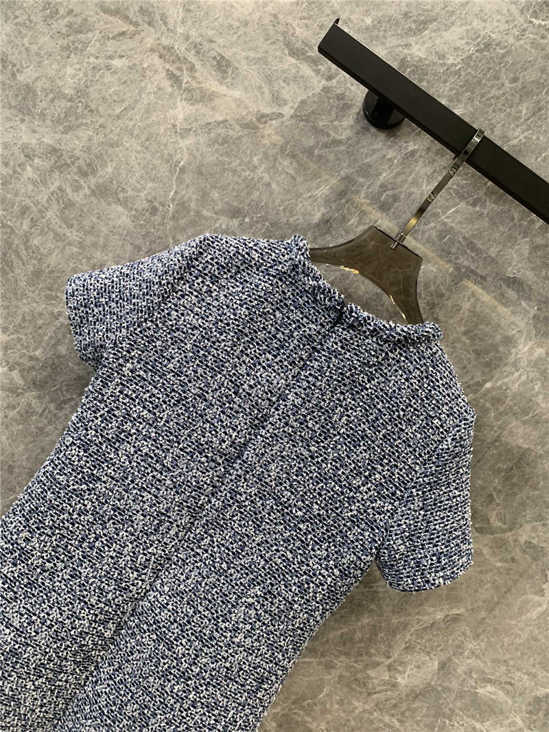Va1e*ntin0 tweed short sleeve dress replica d&g clothing