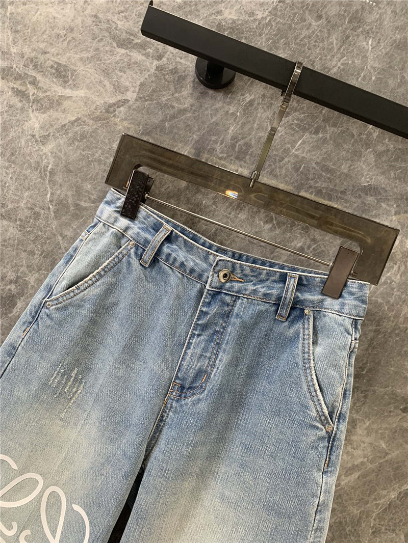 L0ew* classic anagram denim pants replica d&g clothing