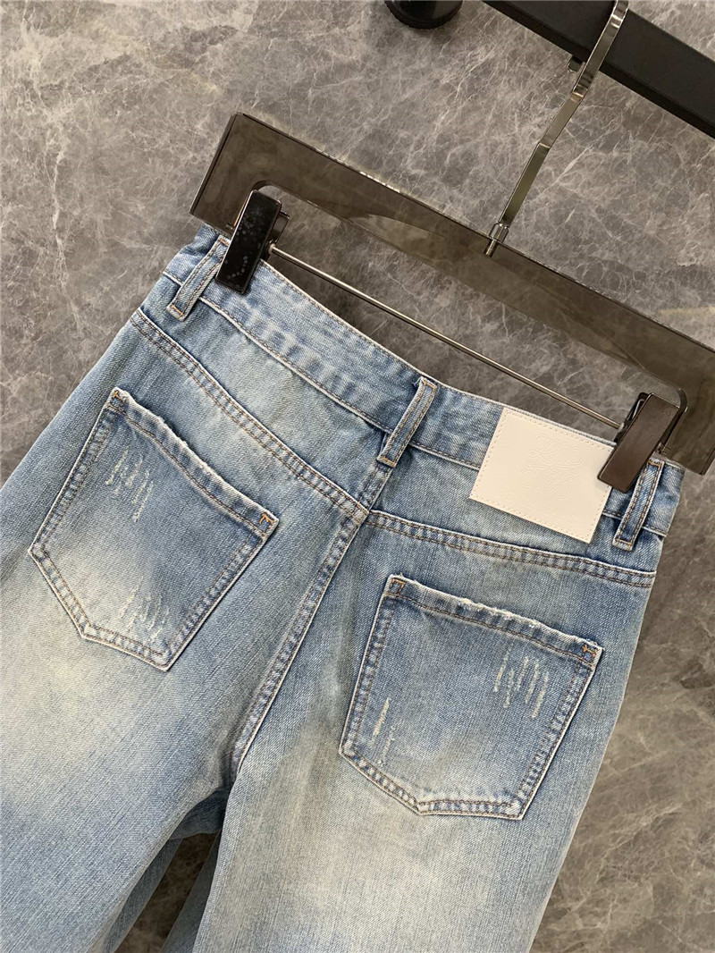 L0ew* classic anagram denim pants replica d&g clothing