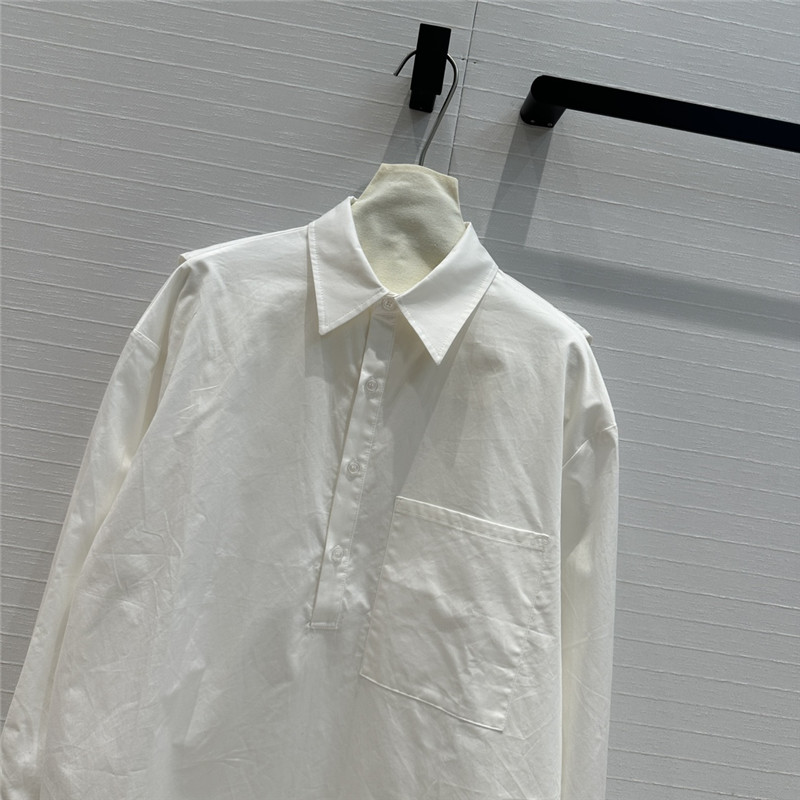 Gvc*1 navy shawl collar shirt replica designer clothes