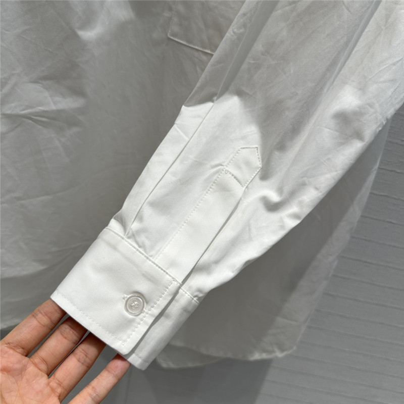 Gvc*1 navy shawl collar shirt replica designer clothes