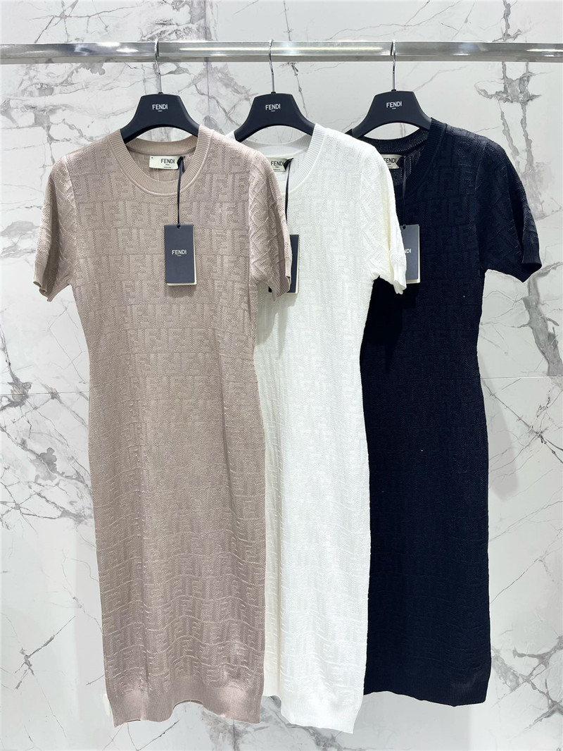 F**di crew neck dress replica d&g clothing